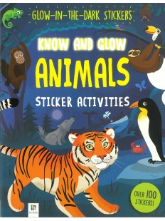 KNOW AND GLOW ANIMALS STICKER ACTIVITIES