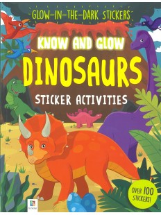 KNOW AND GLOW DINOSAURS STICKER ACTIVITIES