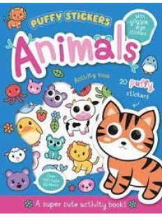 Wobbly-Eye Puffy Sticker Activity : Animals